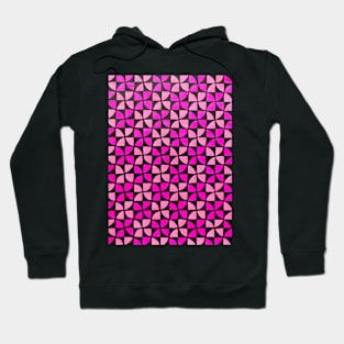 Pink colored pattern drawing art Hoodie